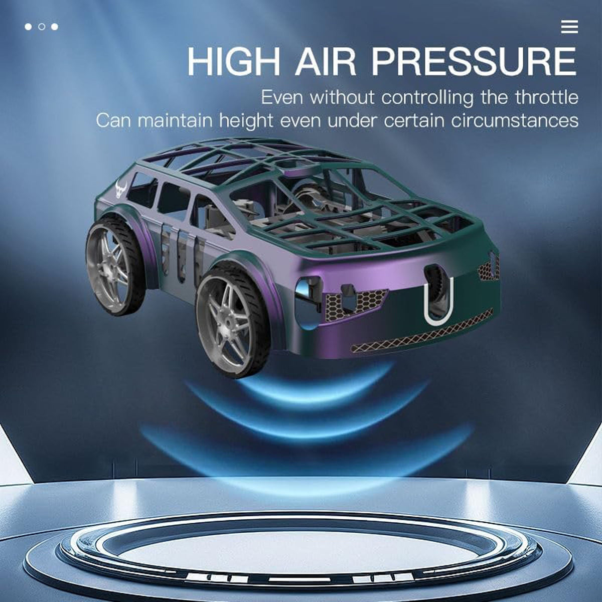 2-in-1 Air-Ground Dual-Mode Remote Control Flying Car