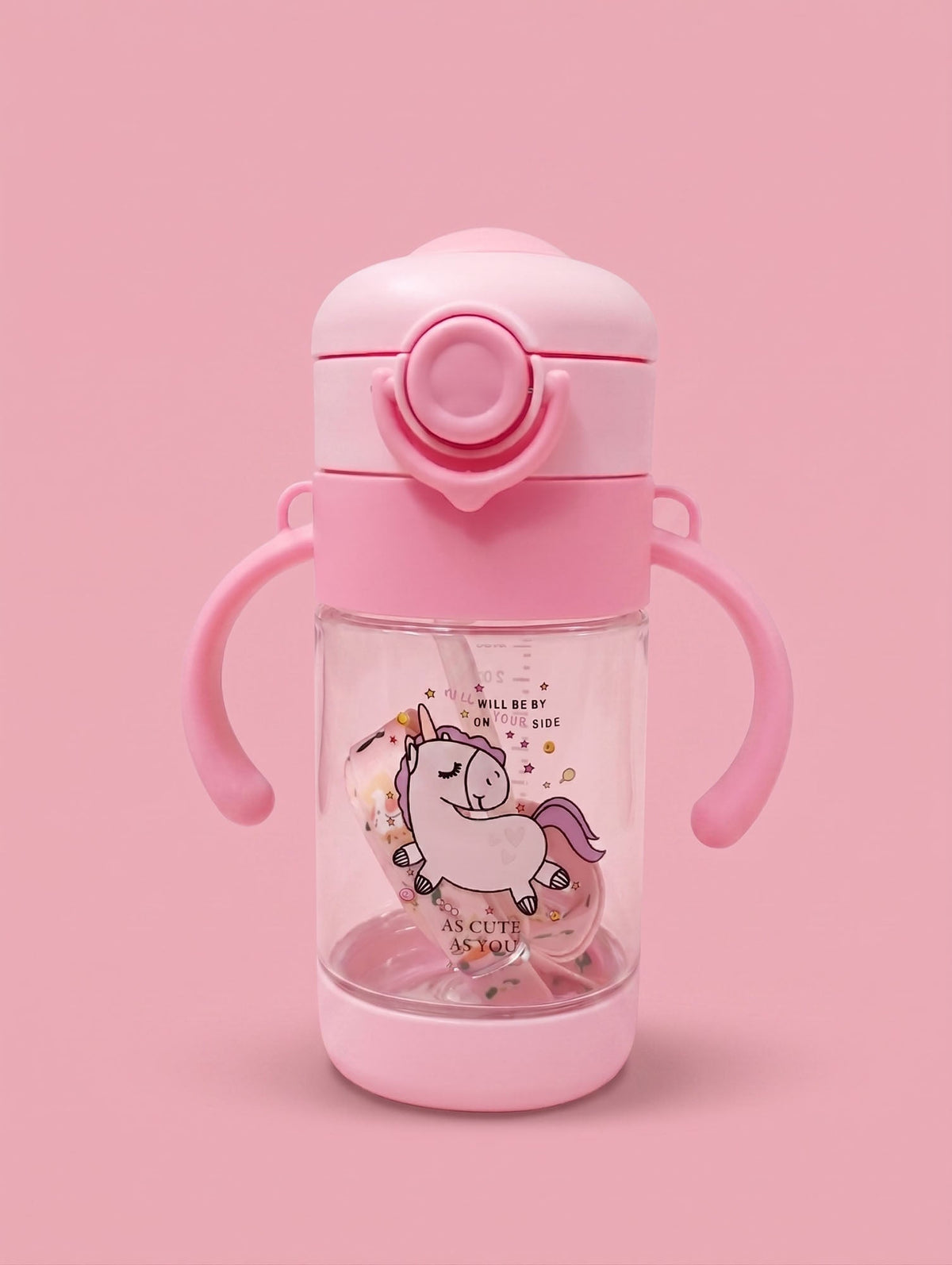 360 ML Acrylic Water Bottle with Straw