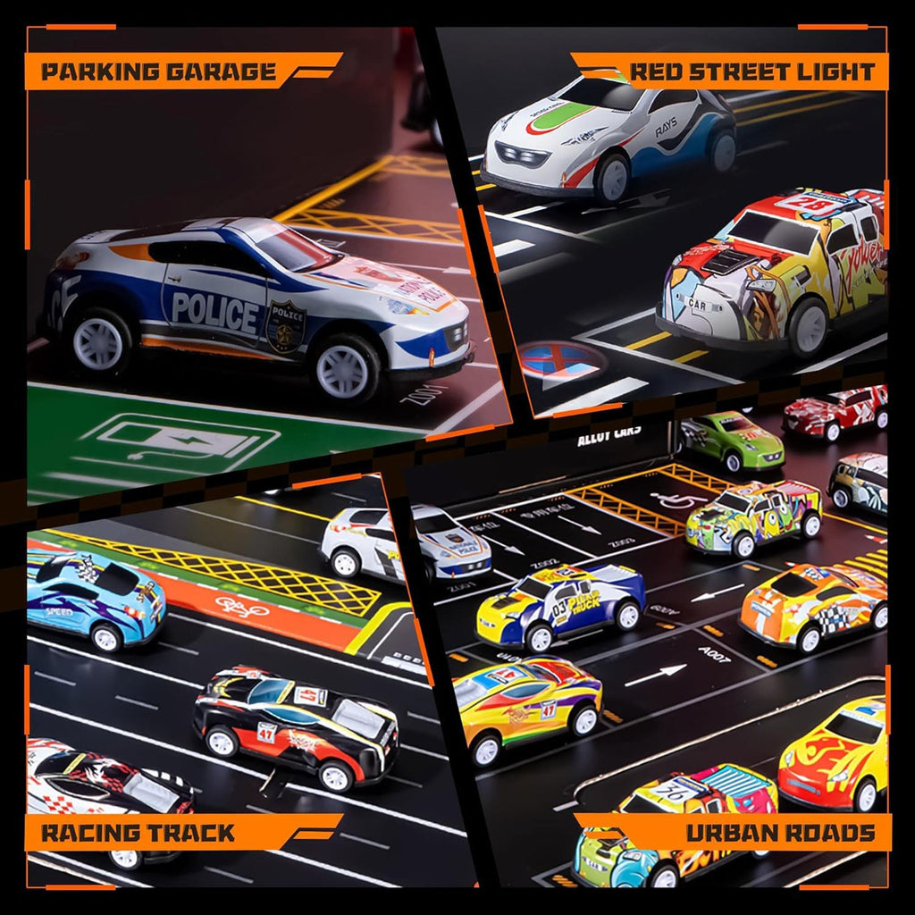 48 Pcs Pull Back Car Set