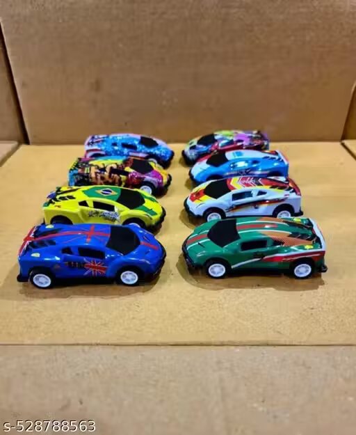 8 Pcs Of Mini Metal Cars