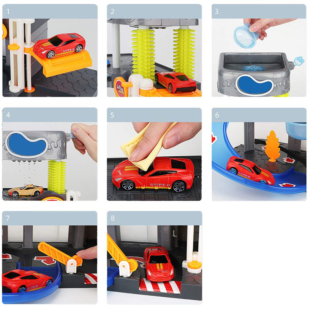 Car Wash Set with Mini Cars