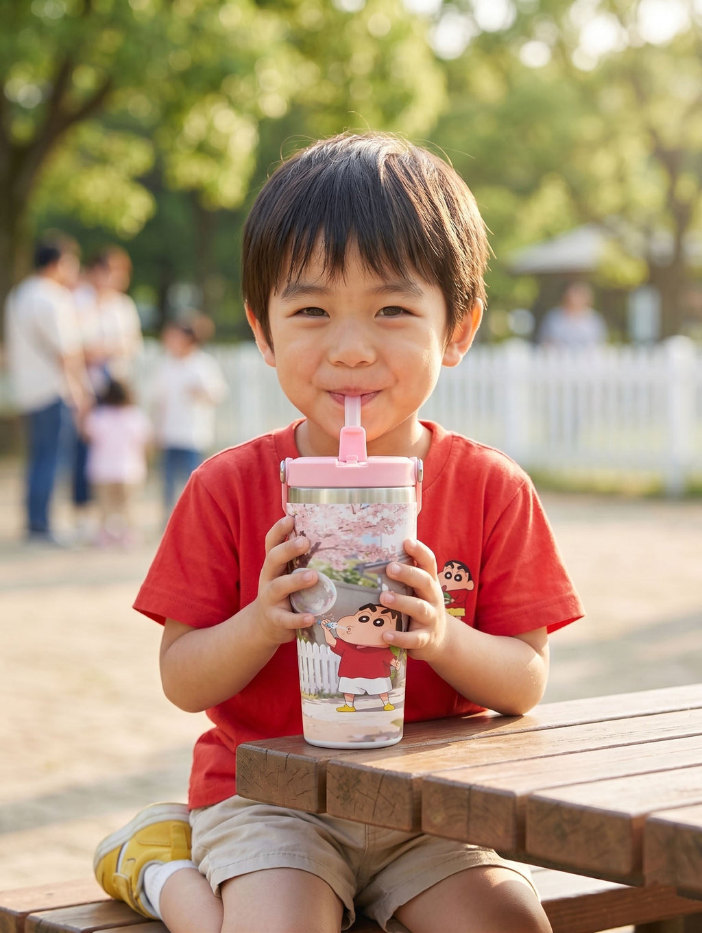 Crayon Shinchan stainless steel tumbler 1 ltr