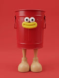 Cute Trash Can Shape Pen Stand