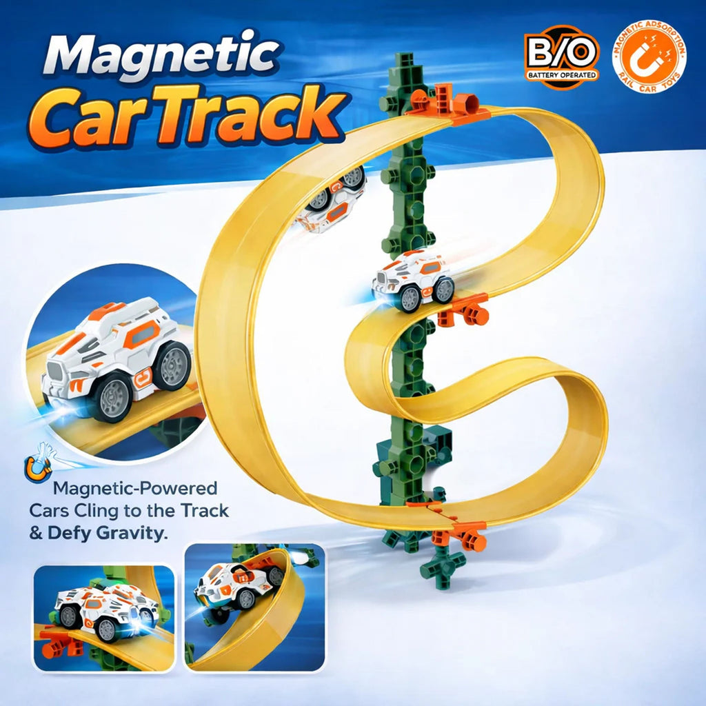 DIY Magnetism Racing Car Track
