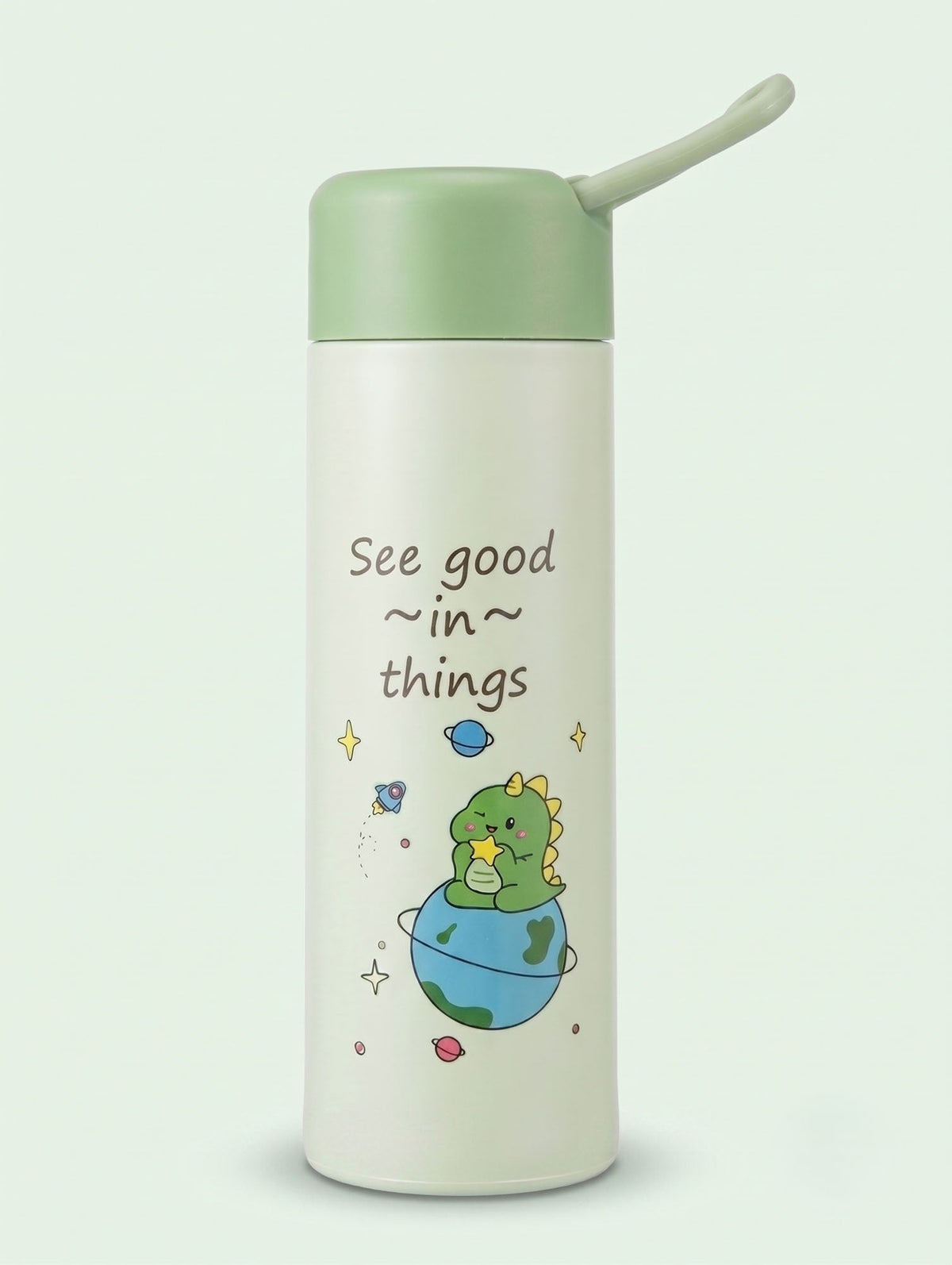 Dino Glass Bottle