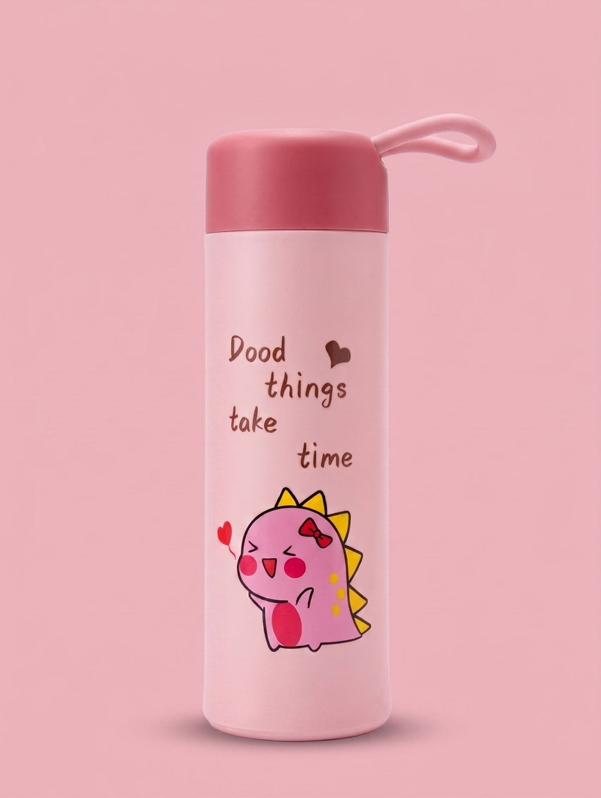 Dino Glass Bottle
