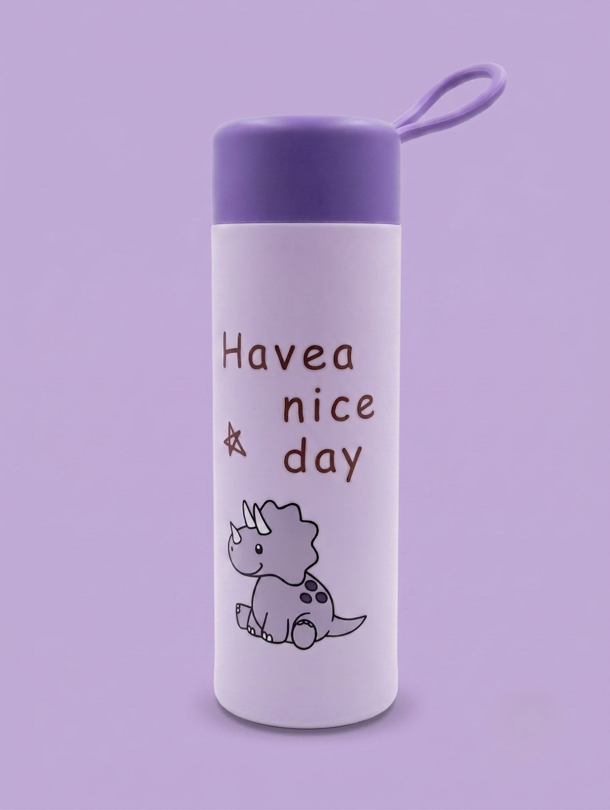 Dino Glass Bottle