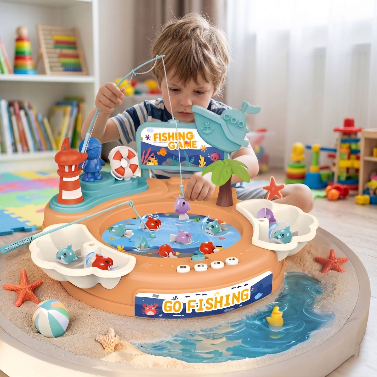 Electric Fishing toy set