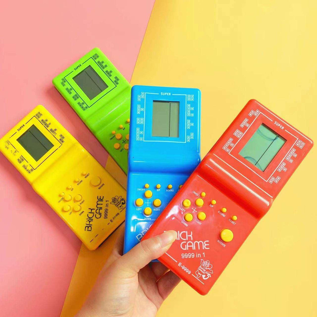 Handheld Brick Game Console for Kids – 9999 in 1 Classic Video Game
