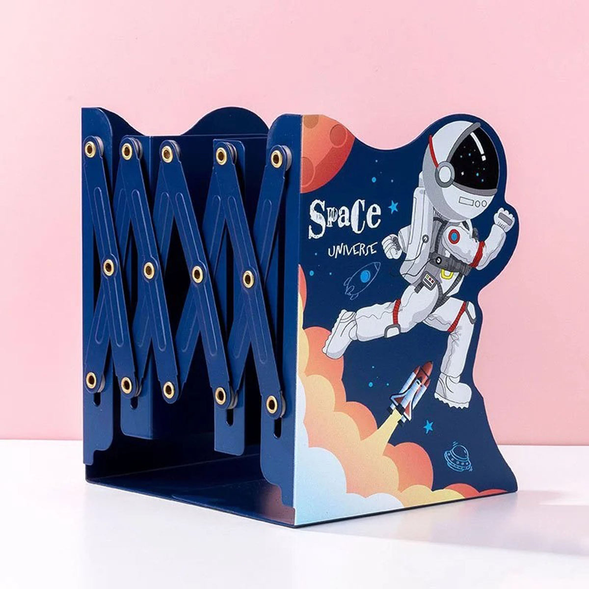 METAL EXPANDABLE BOOKEND RACK