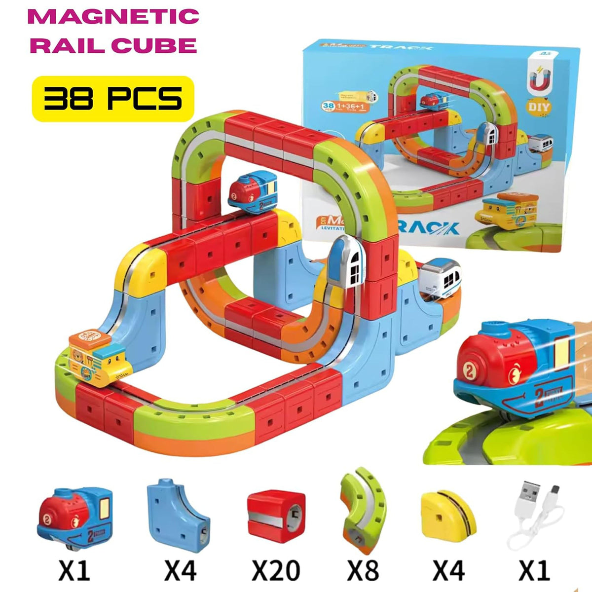 Magnetic Train Set