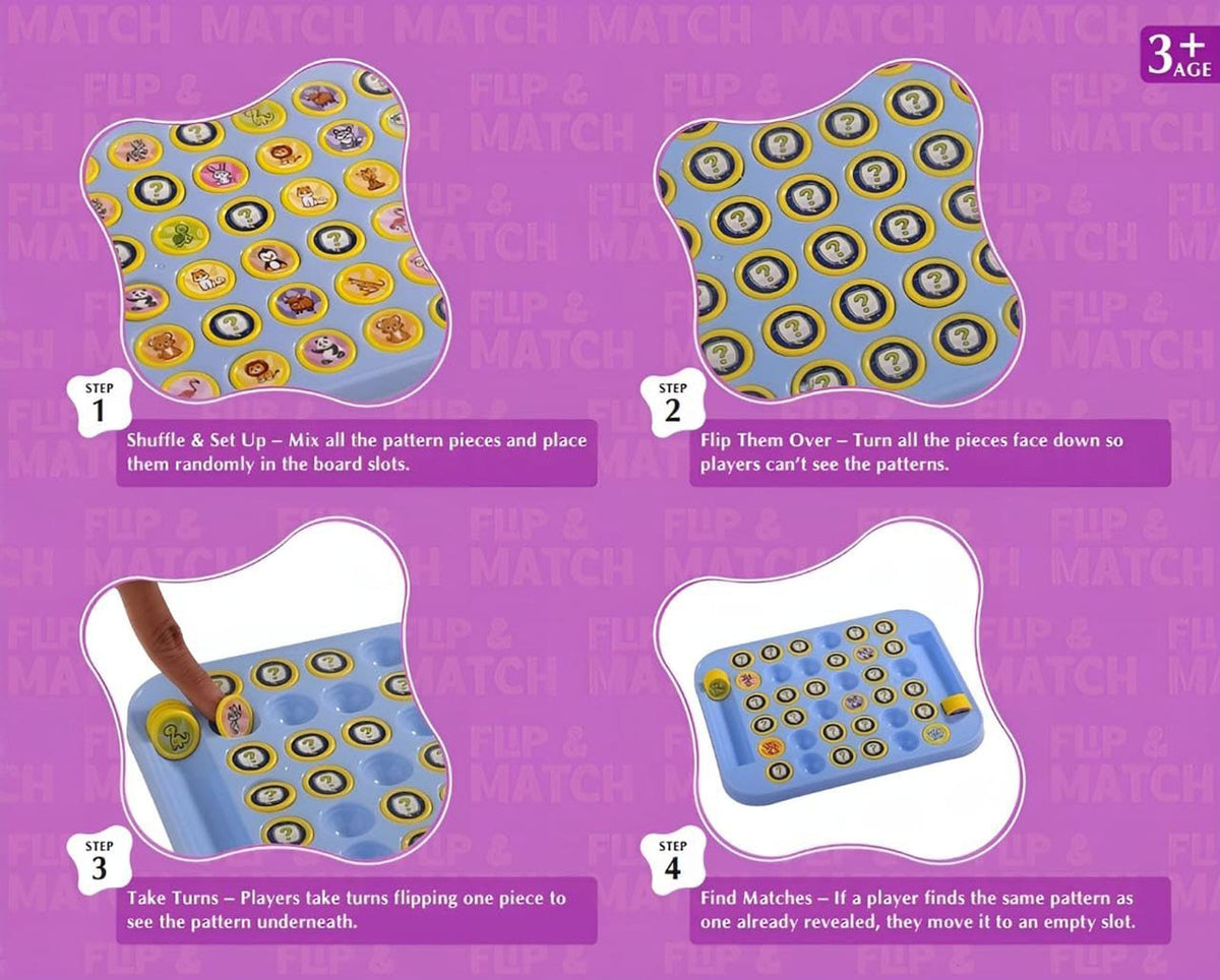 Memory Flip Chess Game