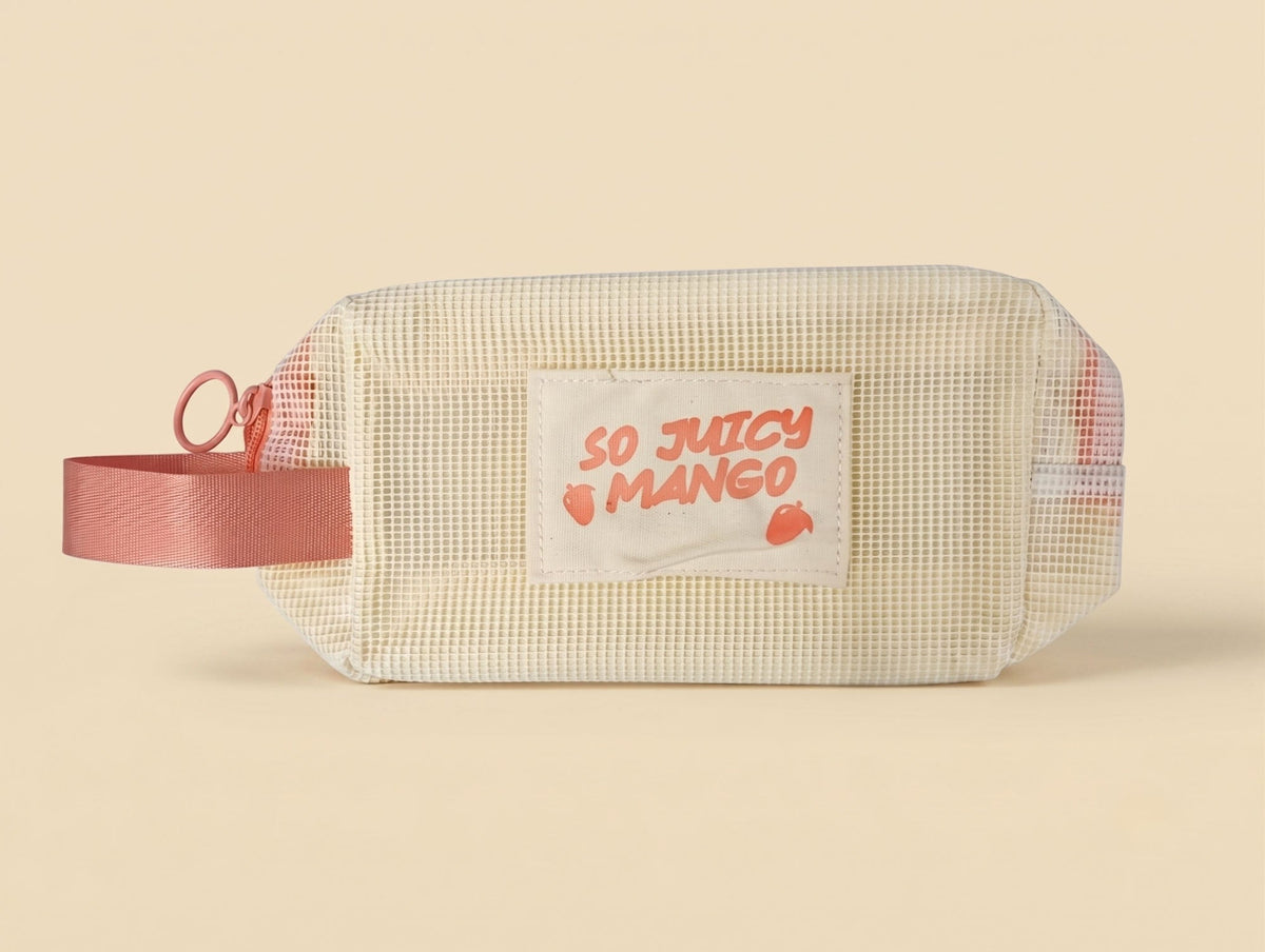Mesh Cosmetic Pouch Bag