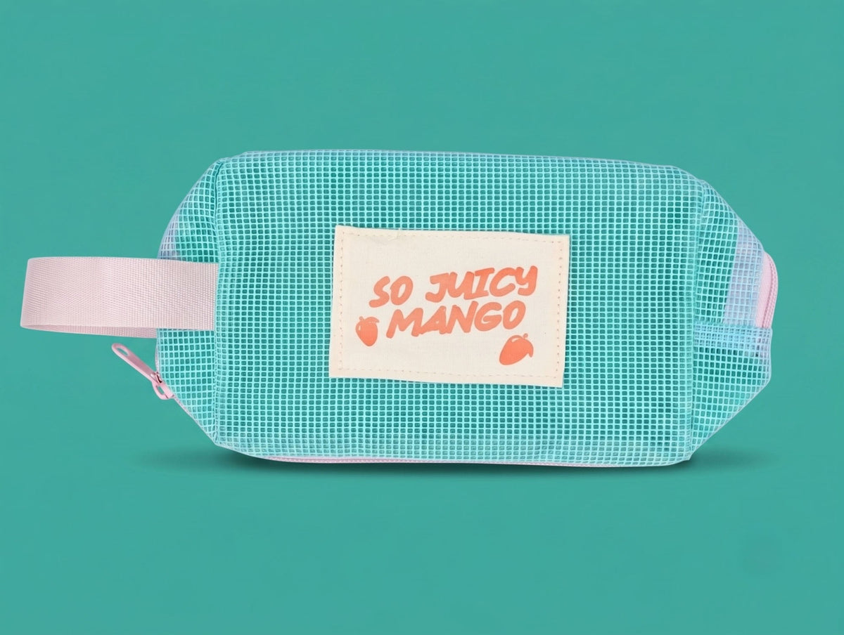 Mesh Cosmetic Pouch Bag