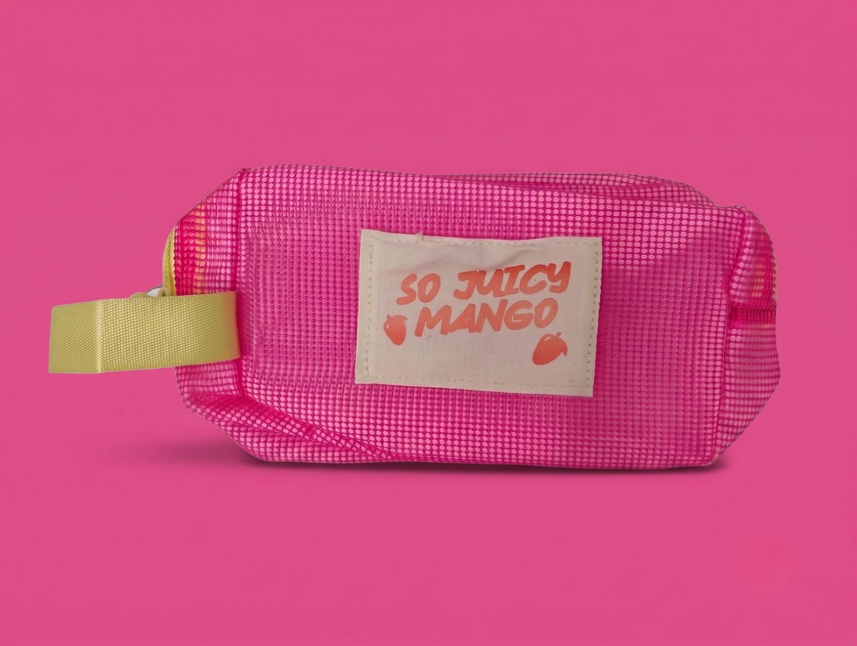 Mesh Cosmetic Pouch Bag