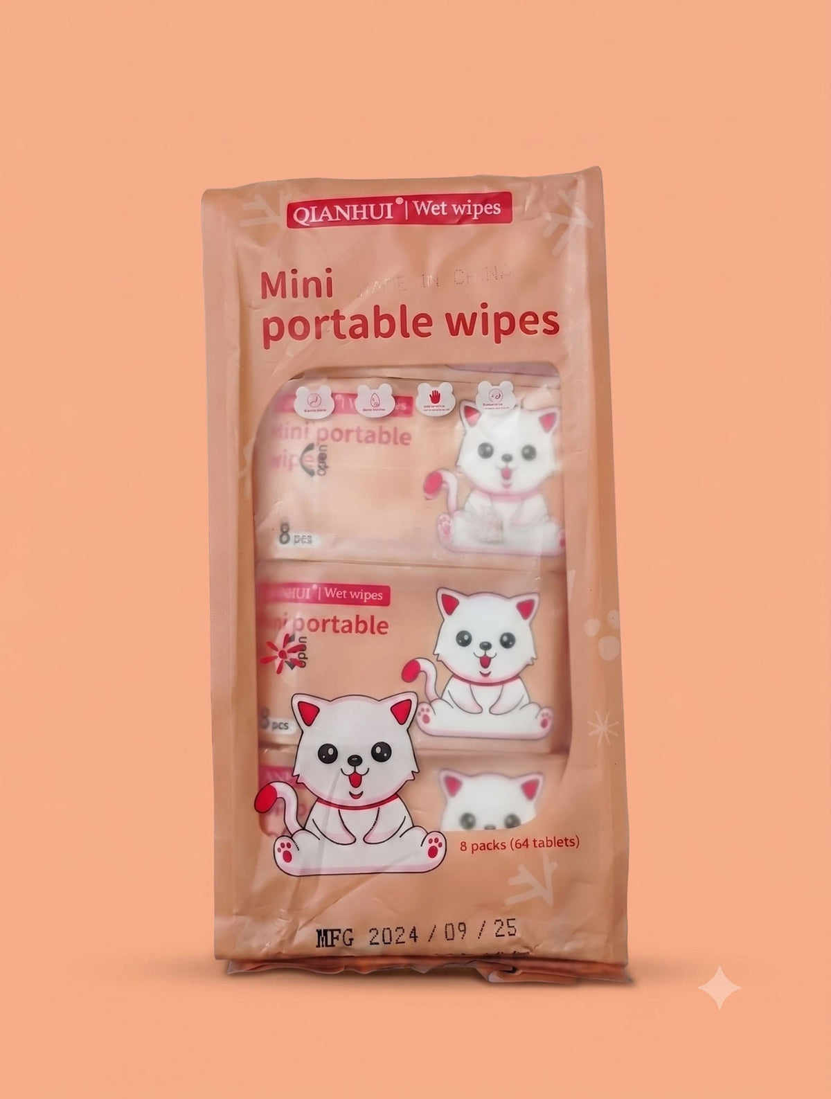 Mini Portable Wipes