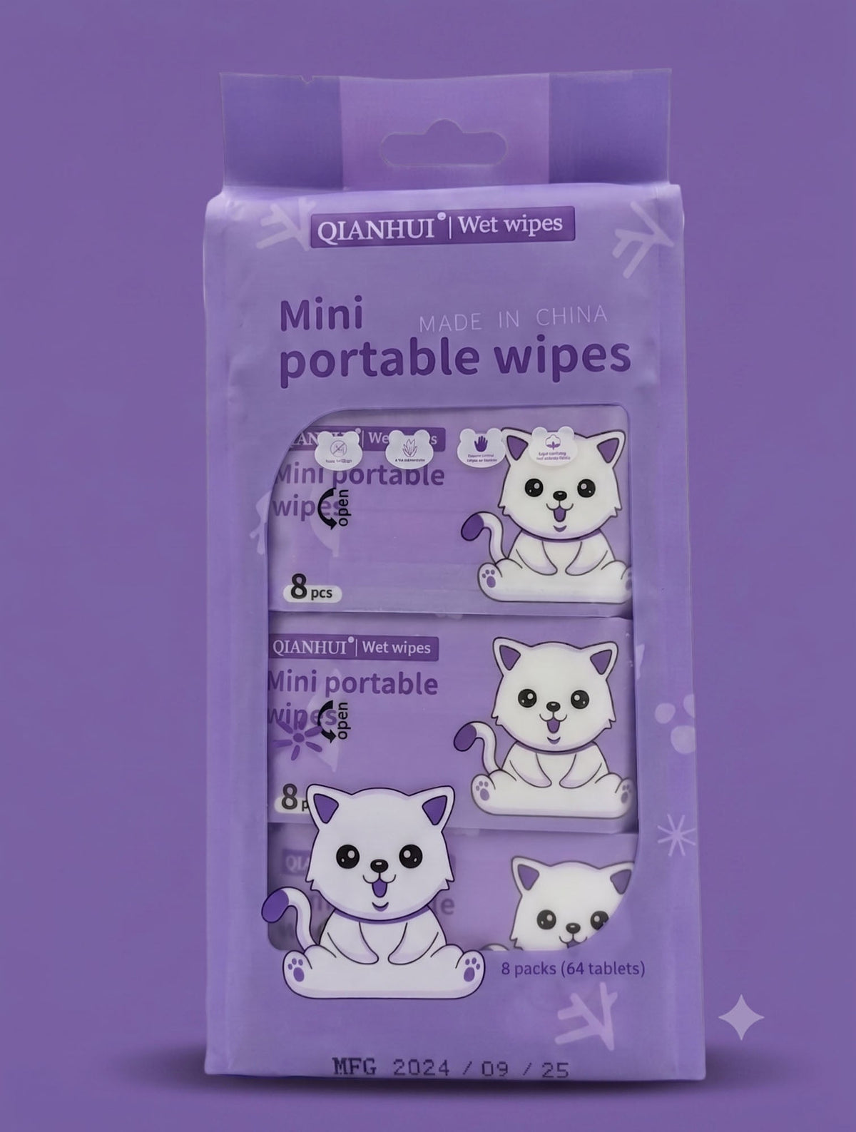 Mini Portable Wipes