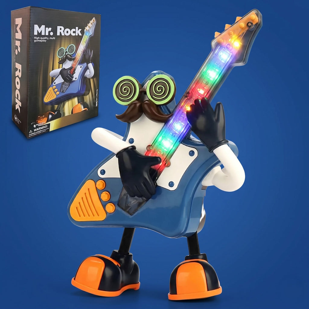 Mr. Rock Dancing Guitar Toy with Light & Sounds