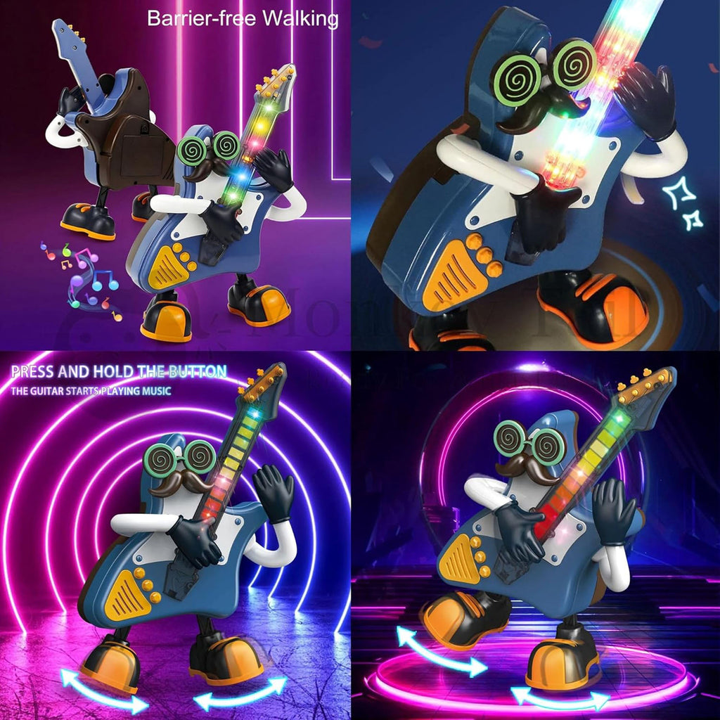 Mr. Rock Dancing Guitar Toy with Light & Sounds