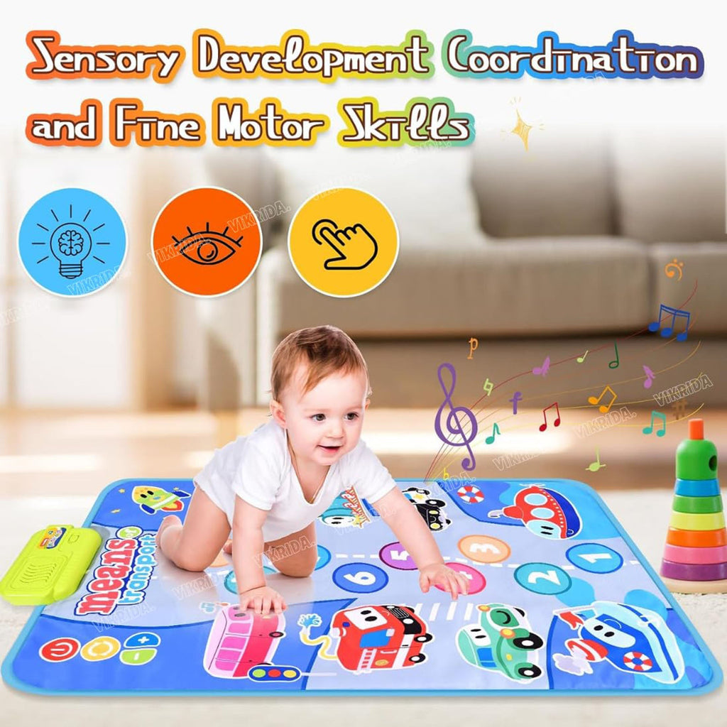 Musical Mat Floor Piano Traffic Blanket