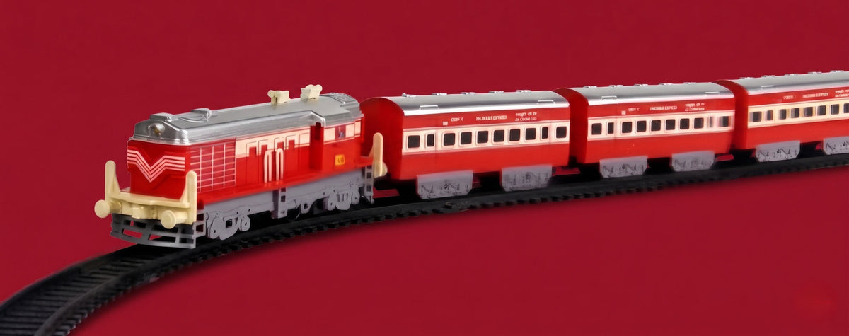 Passenger Train Track Set