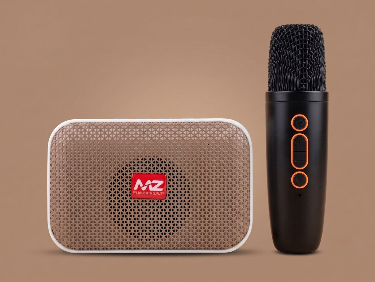 Portable Bluetooth Karaoke Speaker with Wireless Mic