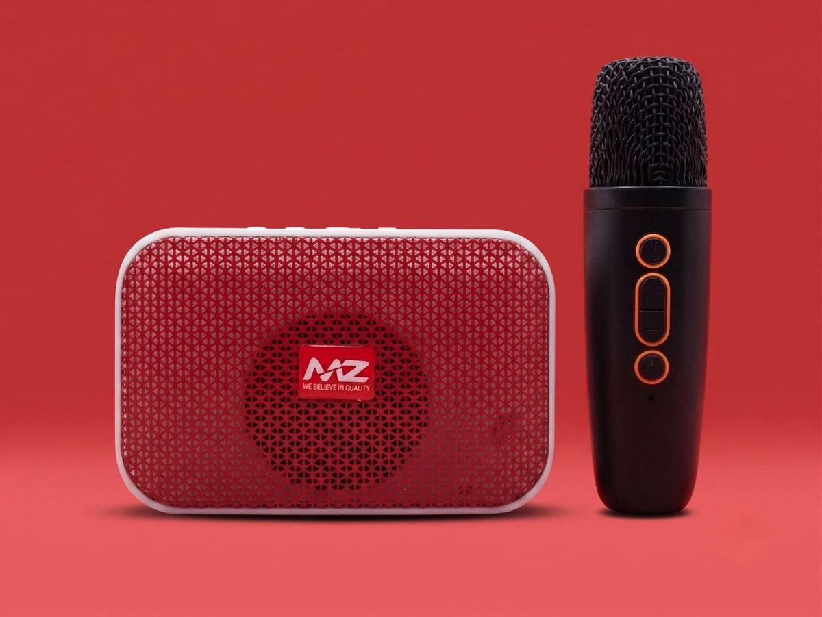 Portable Bluetooth Karaoke Speaker with Wireless Mic