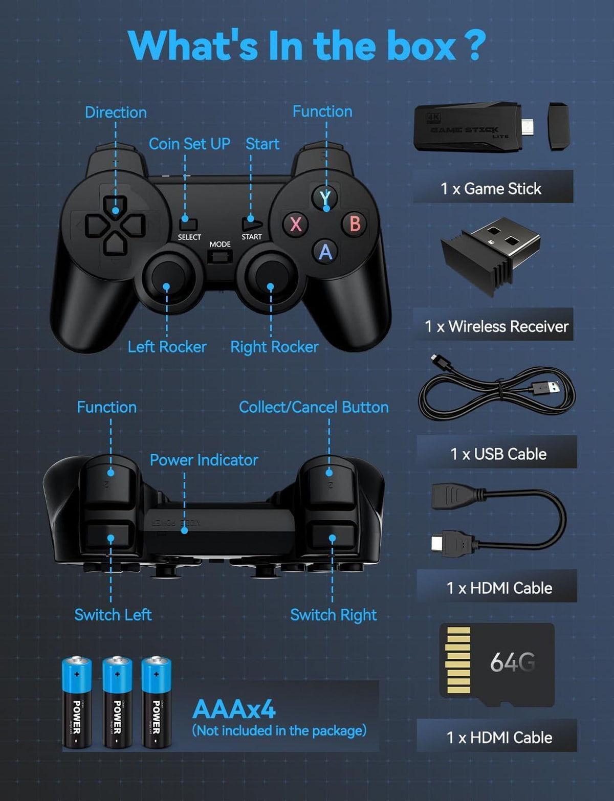 Retro Game Stick Pro