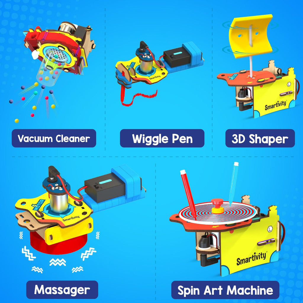 Smartivity 10-in-1 Motor Powered Gadgets Kit
