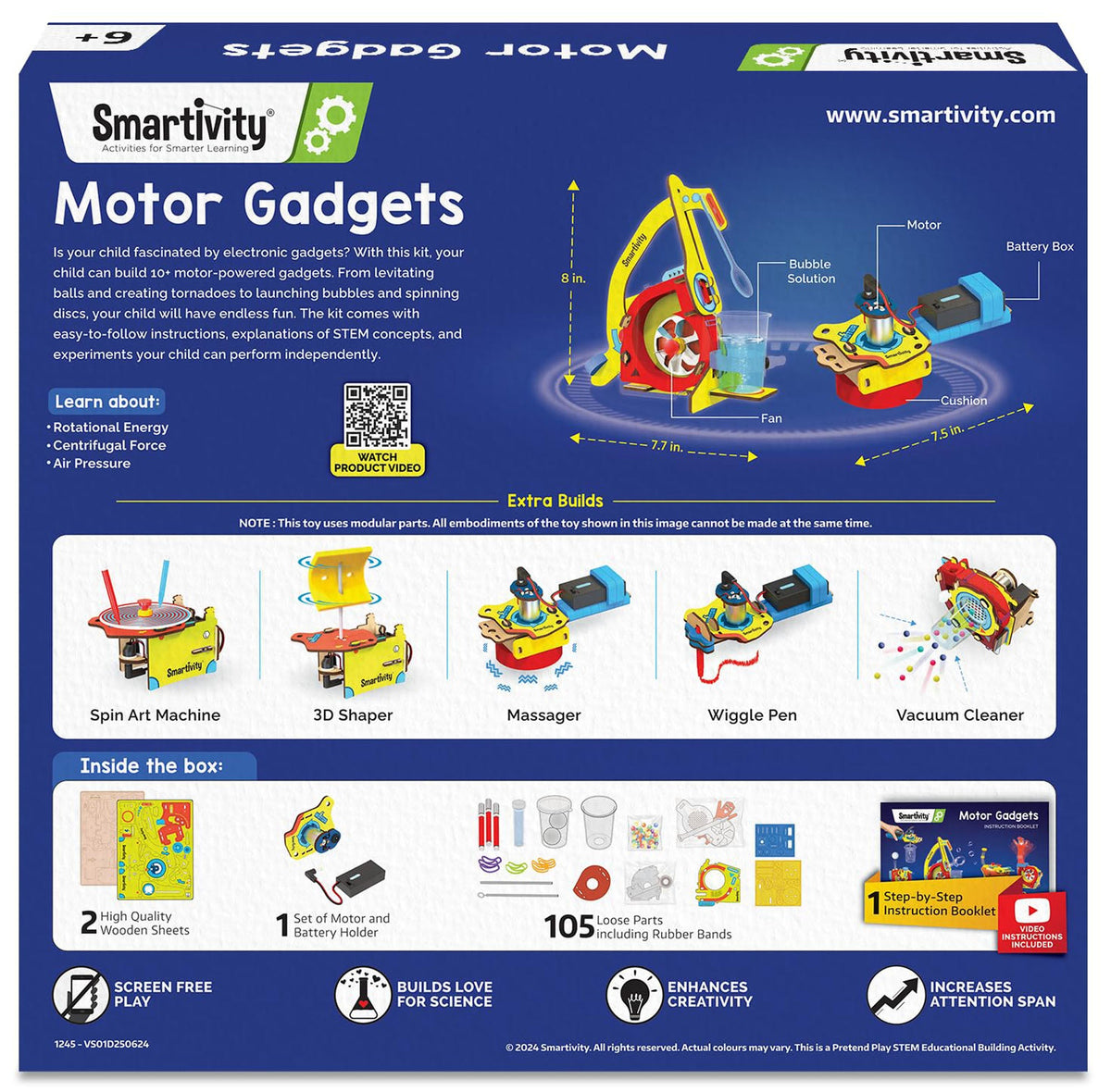 Smartivity 10-in-1 Motor Powered Gadgets Kit