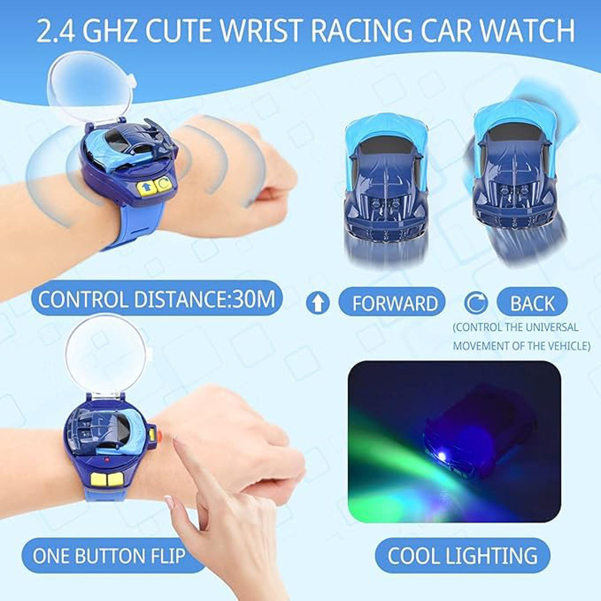 Wrist Watch Remote Controlled Mini Car